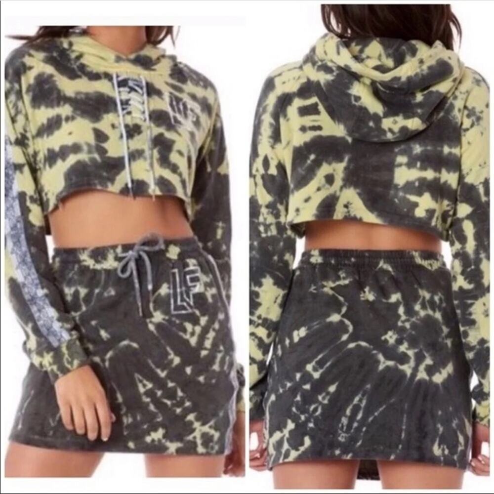 SPRING SALE! LF The Brand NWT Tie Dye Drawstring Mini Skirt